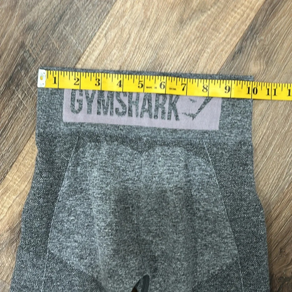 Gymshark Gray and purple leggings. Unknown size see measurements maybe XS - Picture 6 of 16
